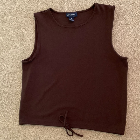 size M, bust up to 38” inches, brown tank top - Picture 8 of 9
